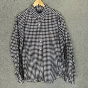 Ralph Lauren Shirt Mens XL Plaid Long Sleeve Button Down Cotton